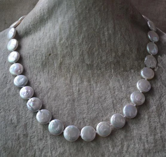 Новое поступление набор украшений из жемчуга белого цвета ожерелье и серьги