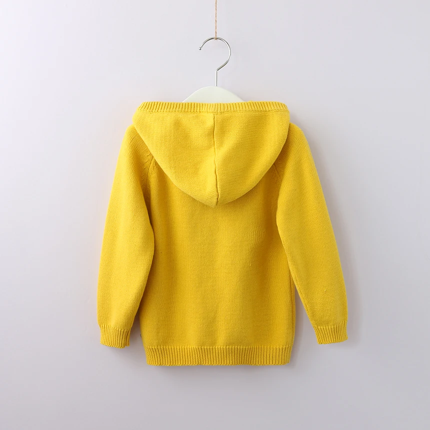 Детские свитера с капюшоном для мальчиков осенне зимний Повседневный пуловер со