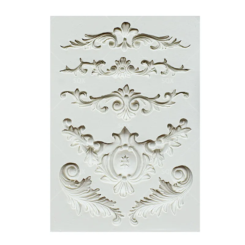 Красивая большая силиконовая форма в форме снежинки для помадки инструменты