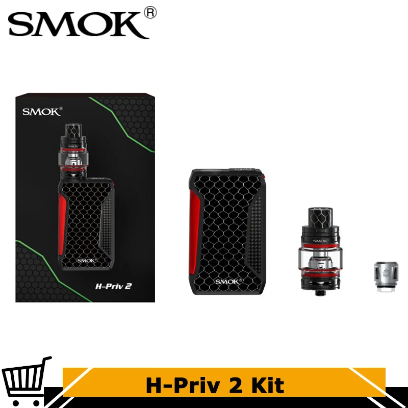 Оригинал Smok H Priv 2 комплекта 225 Вт поле Mod 6 мл TFV12 большой ребенок принц майка V8