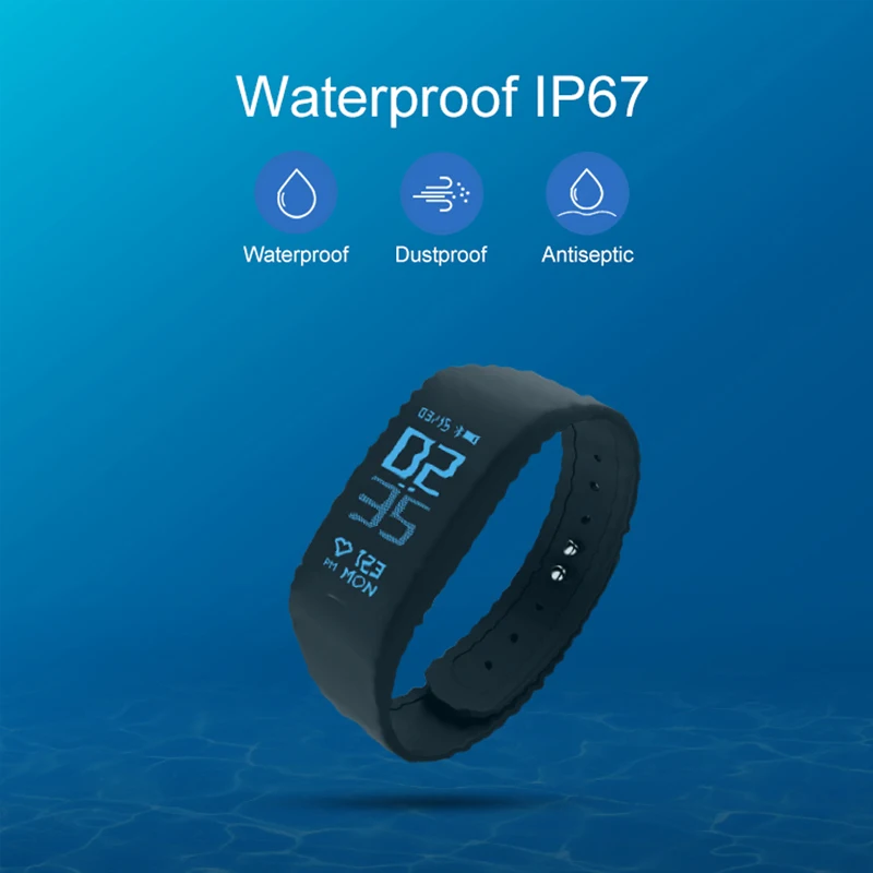 EAGOOD Новый Водонепроницаемый Смарт Браслет для IOS Android Поддержка непрерывного