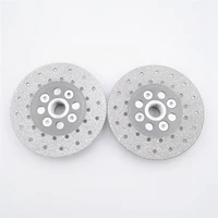 diatool 2pcs premium quality diameter 4100mm double sided vacuum brazed diamond cutting grinding disc with 58 11 flange