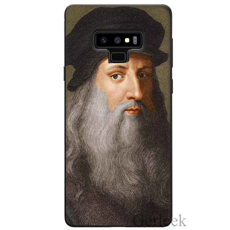 Чехол для телефона Италия Leonardo Da Vinci художественная картина Galaxy A5 A6 Plus 2017 A8 2018 Note 8