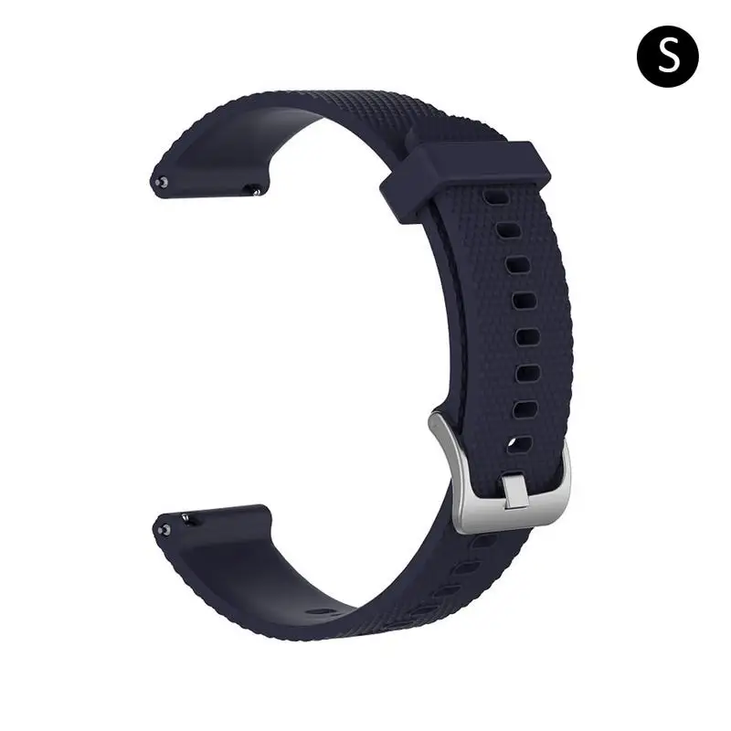 Dark Blue S Для POLAR Vantage V/M ремешок для часов 22 мм для POLAR Vantage V/M силиконовый резиновый браслет мужской женский резиновый браслет - Цвет: Dark Blue S