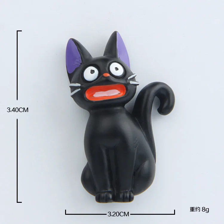 (3 pieces / lot)Miyazaki Anime [Witch Home Delivery] black cat creative three-dimensional refrigerator | Дом и сад