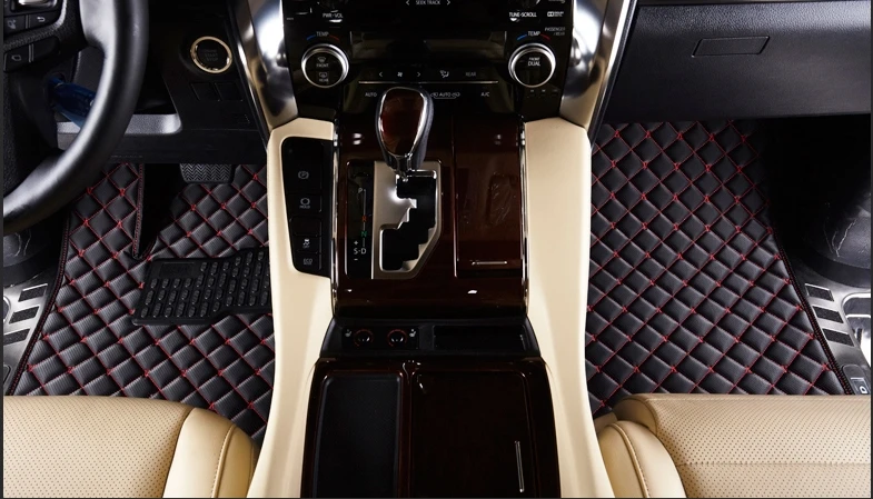 Полный комплект автомобильных ковриков+ коврик для багажника для Toyota Alphard/Vellfire- 7 мест/8 мест водонепроницаемые ковры
