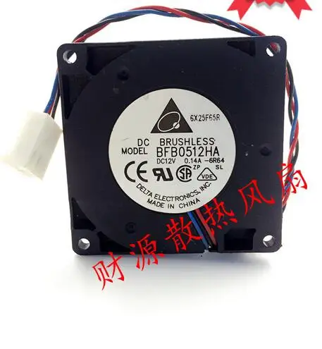 DELTA 5010 5CM 12V 0.14A BFB0512HA 3 wire blower turbofan | Компьютеры и офис