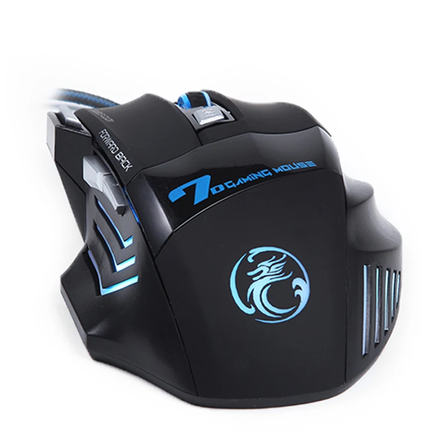 Original iMICE X7 Wired Gaming Mouse 7 Buttons 2400DPI LED Optical Cable Gamer Computer Mice For PC Lap 50pcs/lot | Компьютеры и офис