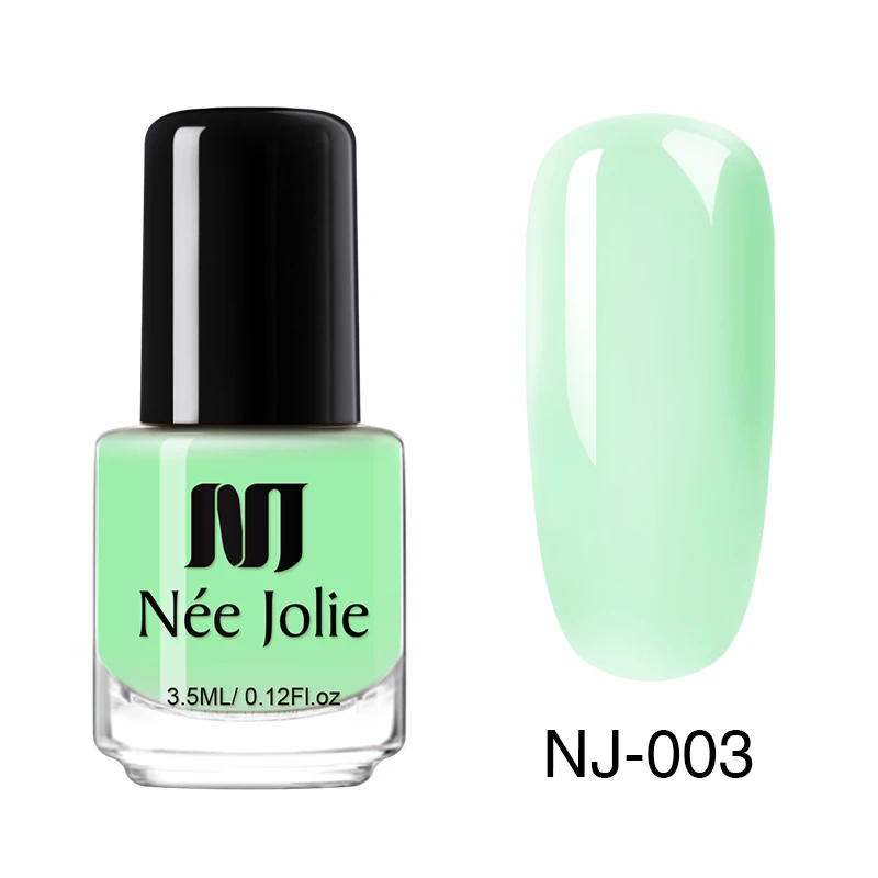Jelly NJ-03 NEE JOLIE 8 мл Лак для ногтей Базовое покрытие верхнее покрытие матовый лак протектор масло для ногтей лак для ногтей - Цвет: Jelly NJ-03