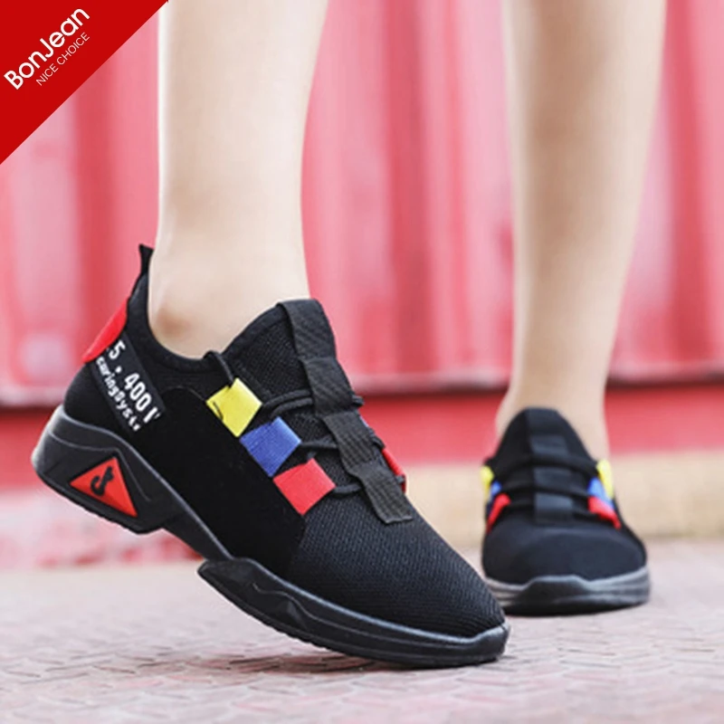 Женская Повседневная легкая дышащая обувь для бега удобные модные кроссовки на