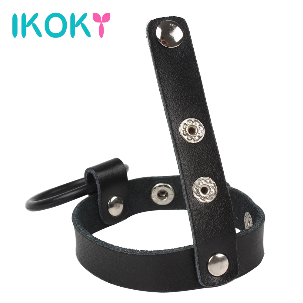 Набор для связывания IKOKY Cock Ring набор из искусственной кожи кольцо пениса Мужской
