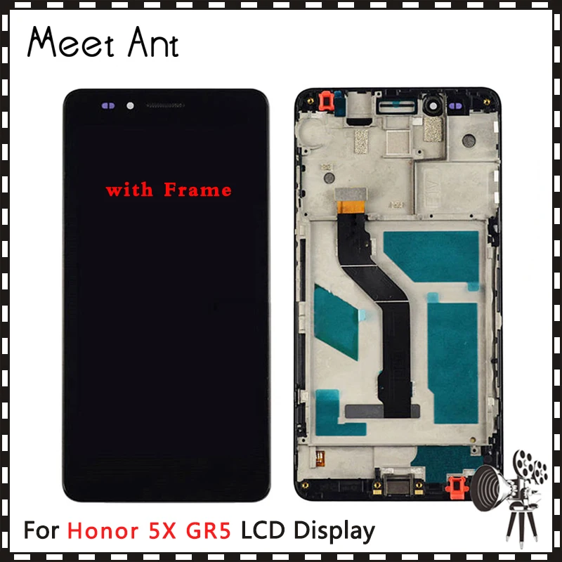 DHL 10 шт./лот высокое качество 5 ''для Huawei Honor 5X GR5 ЖК-дисплей экран с сенсорным