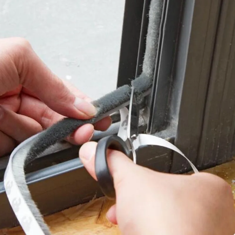 10 м 9 мм * 5 дверное окно клейкое уплотнение звукоизоляция ветрозащитная