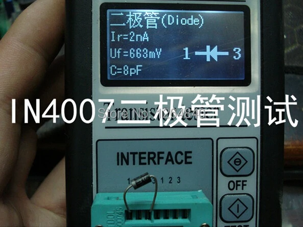 Бесплатная доставка Новый портативный компонент Цифровой транзистор прибор для