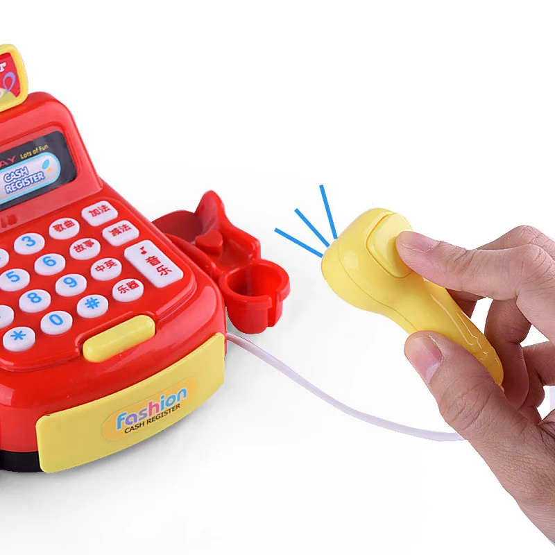 Cash Simulated Register Electronic Educational Toy Multi-Functional Play For Kid Real Checkout Counter Toys Children | Игрушки и хобби
