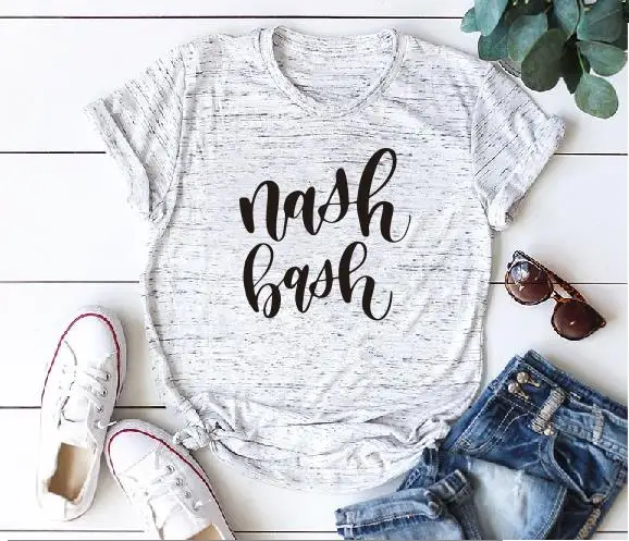 OKOUFEN Nash Bash Футболка женская футболка для свадебной вечеринки повседневная с