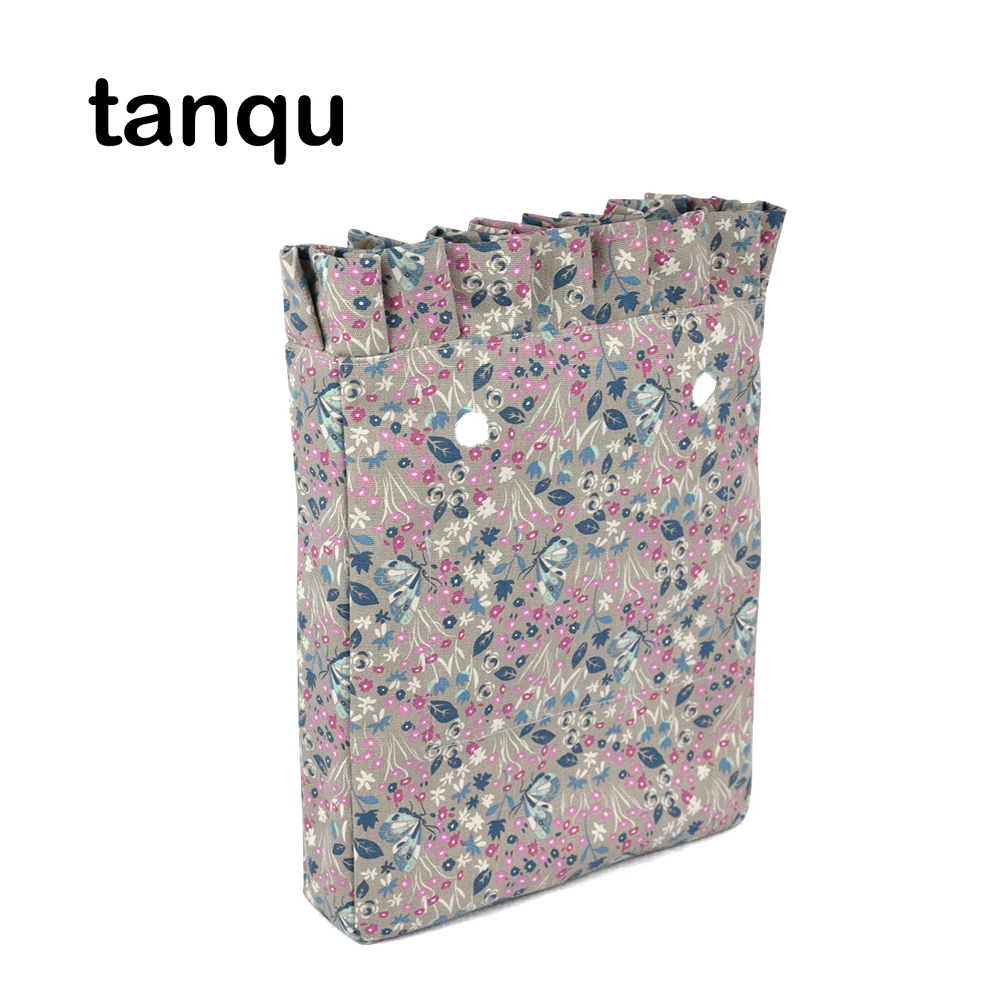 Красочная вставка с оборкой tanqu подкладка из парусины внутренний карман для O CHIC