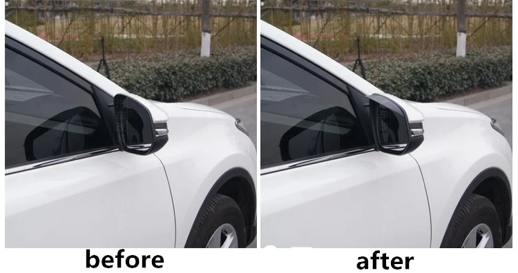 Бесплатная доставка акриловое углеродное волокно узор зеркало заднего вида