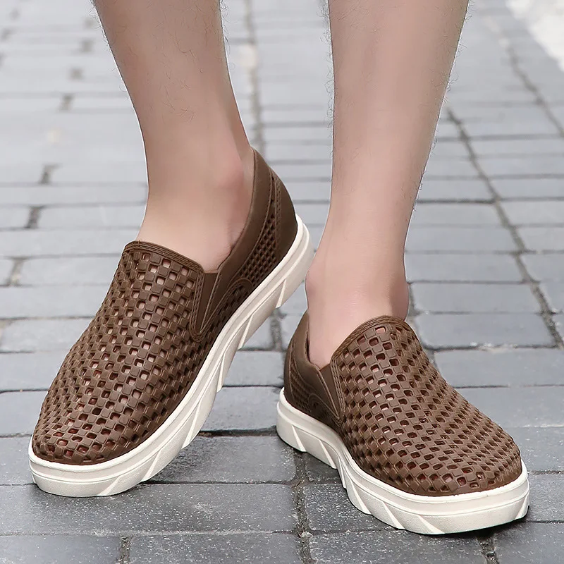 Мужские сандалии на плоской подошве Melissa Dames Schoenen пляжные классического дизайна