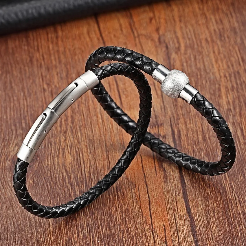 Женский браслет из натуральной кожи с магнитной пряжкой|bracelets for|charm braceletcharm bracelets