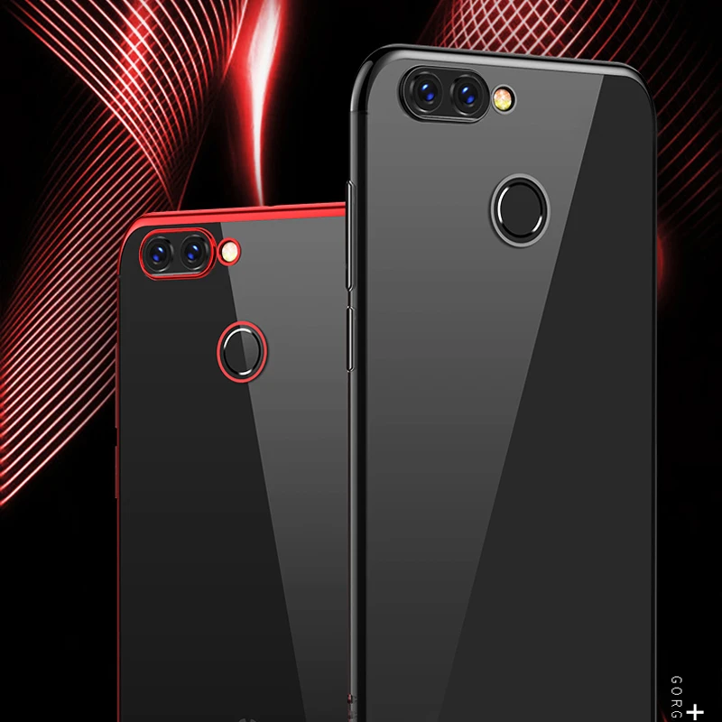 Чехол для Xiaomi Mi 8 Lite прозрачный мягкий силиконовый чехол из ТПУ с покрытием