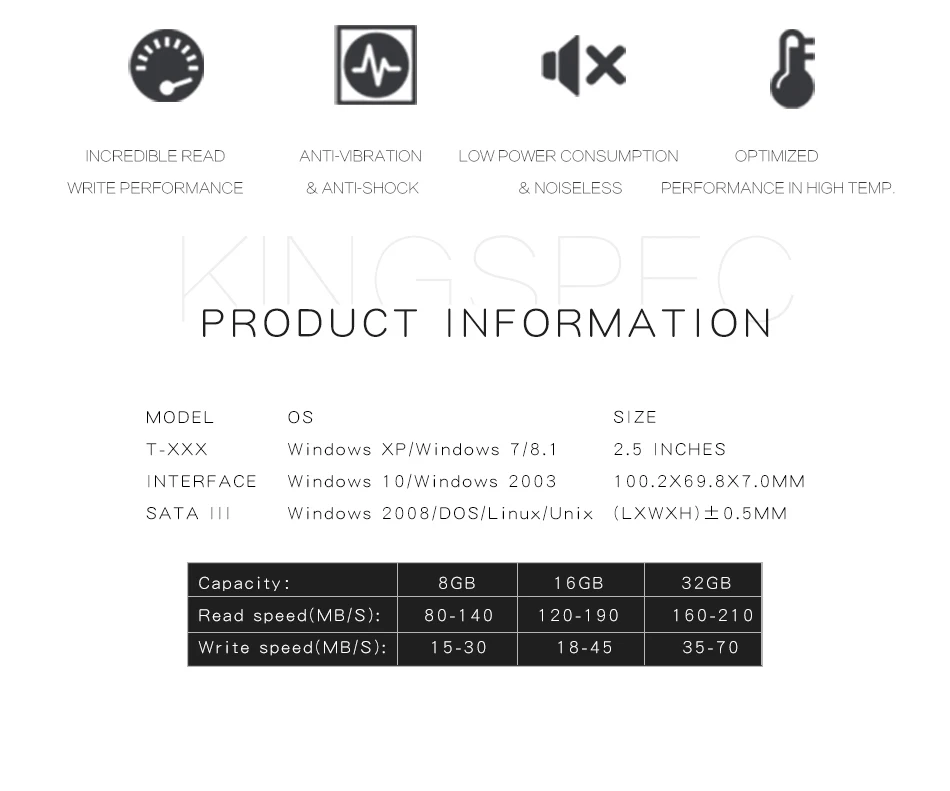 KingSpec ssd жесткий диск 32 Гб 60 Гб SSD диск 2,5 hd SATA 2 Внутренний твердотельный диск Жесткий диск для ноутбука hdd