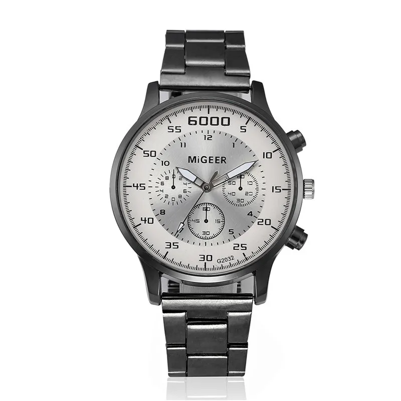 

Crystal Men's Business Stainless Steel Bracelet Watch Analog Quartz Wrist Watches top brand luxury relojes hombre saat erkekler