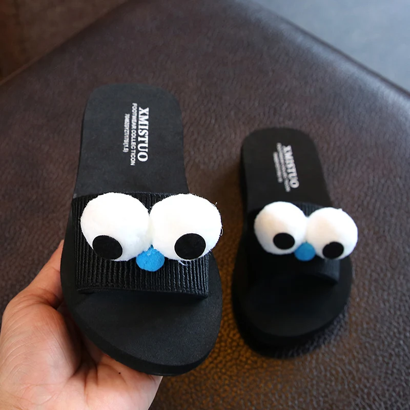 Детские тапочки для родителей Милые детские с рисунком Больших Глаз Крутая