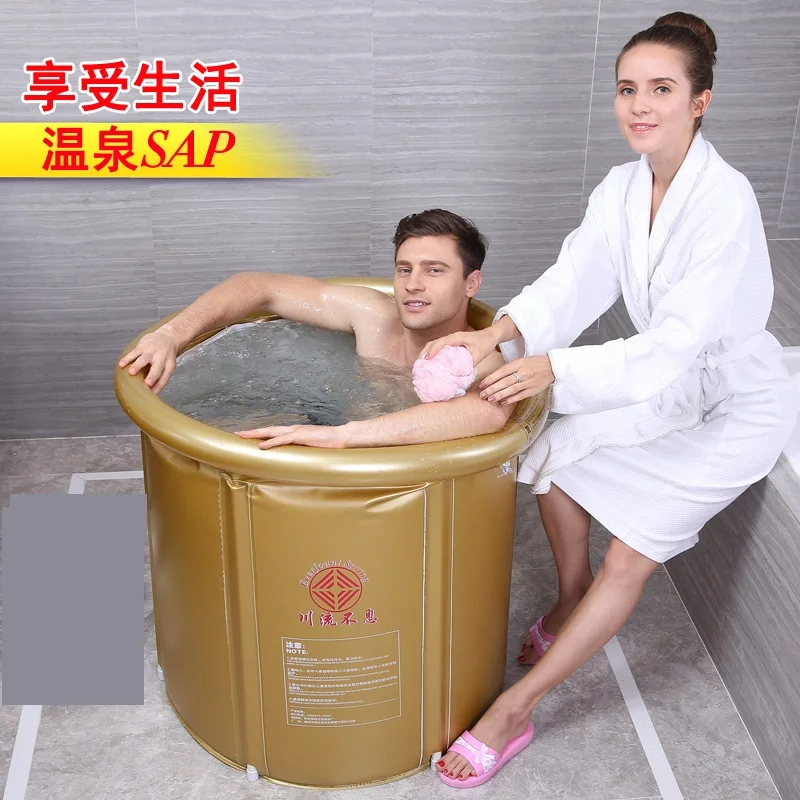 Размер 65*75 см с крышкой термостатическая Складная утолщяющая изоляция банное