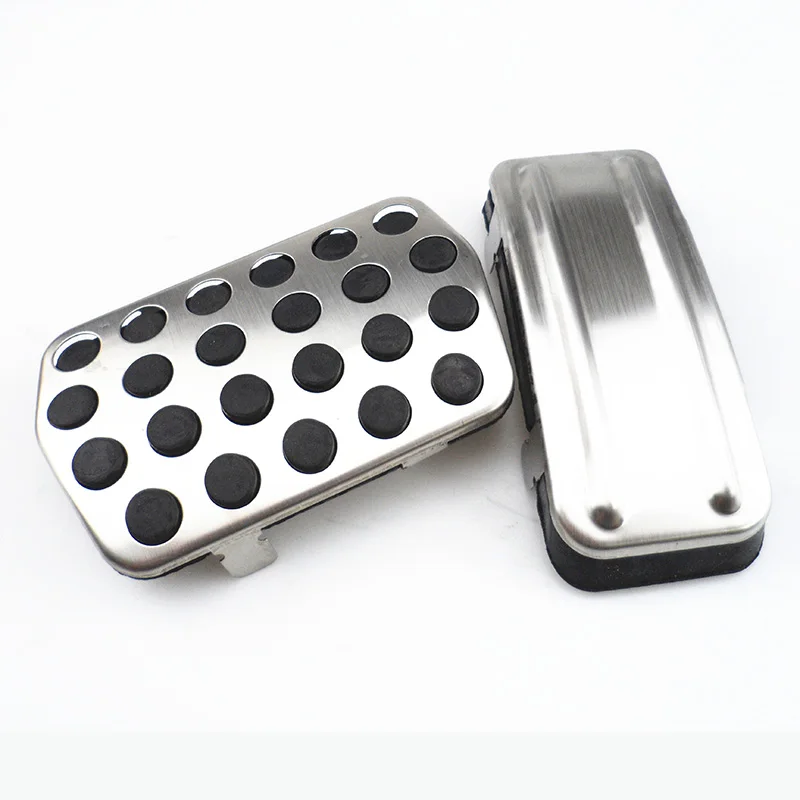 AT Alijunda для Ford Focus kuga ST 2005-2011 2012 2013 Автомобильные накладки из нержавеющей стали, покрытие MT AT для Focus 2 focus 3 - Название цвета: AT