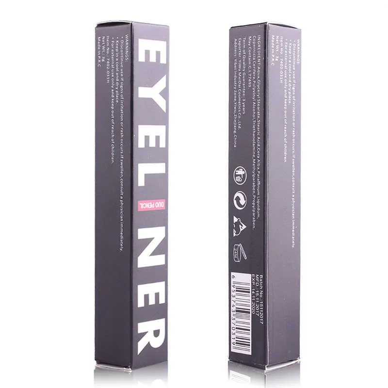 MISS ROSE Фирменная Новинка Черный подводка для глаз штамп Карандаш Ручка длительный