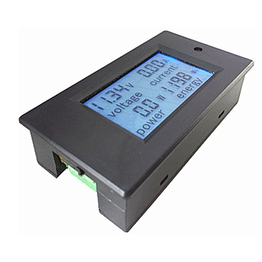 DC 6 5 100 V 20A 4 IN1 цифровой ЖК дисплей Экран Напряжение ток Мощность энергии
