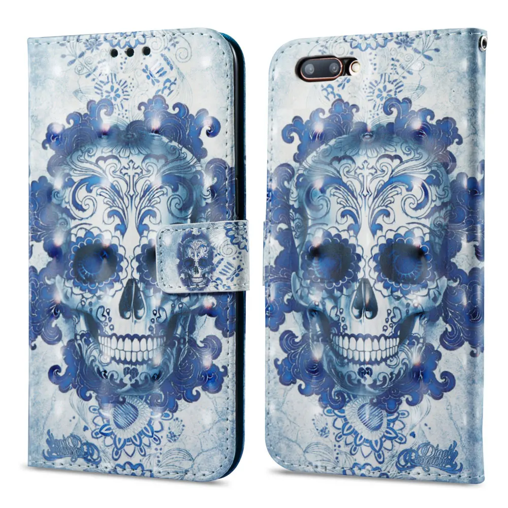 Новый раскрашенный чехол для OPPO R9S R11 цветок картина с изображением единорога