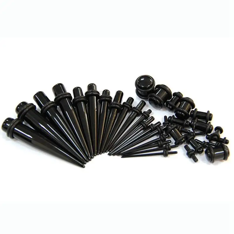 18 штук ушные накладки полный комплект акриловые серьги Носилки Туннель