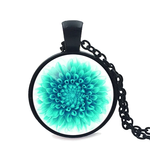 2018 новый волшебный свет флуоресцентный зеленый цветок фото стеклянный Подвески