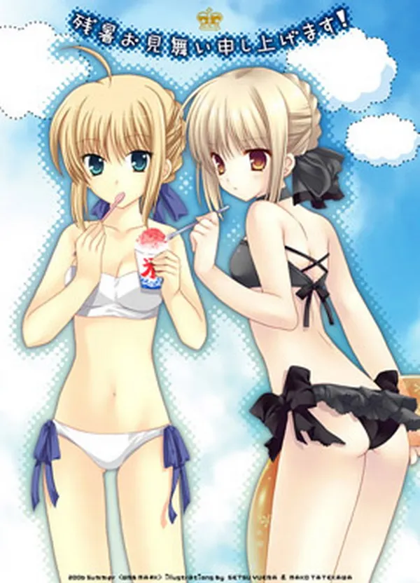 Аниме саблей Fate/Stay Night 35*25 см настенный постер с прокруткой #25054|posters posters|fate stay night