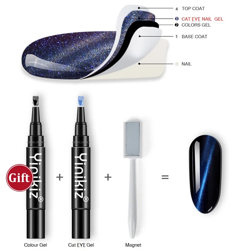 Магнитный 3D УФ гель кошачий глаз магнитный лак для ногтевого дизайна эффект