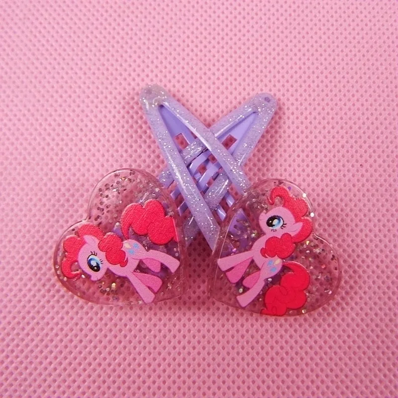 Для девочек 2 шт./лот прозрачный стиль в форме сердца мой милый маленький единорог