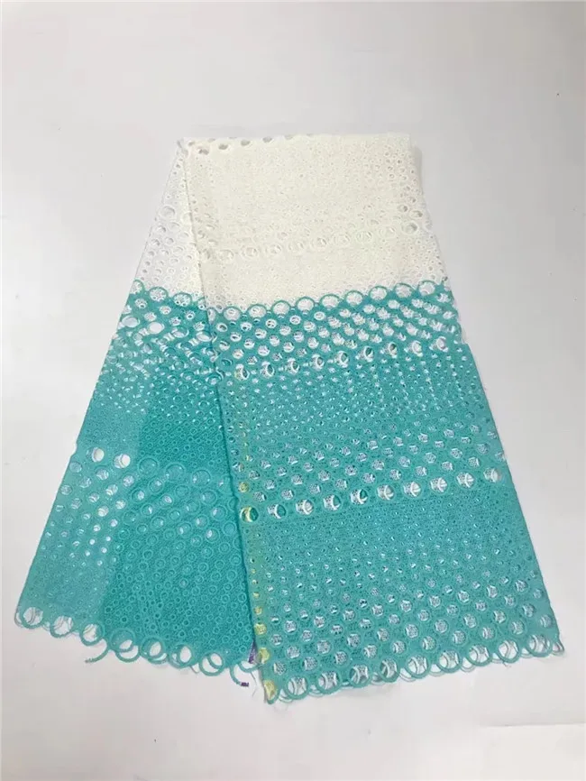2017 Африканский Кружево хлопок шнур Ткань s высокое качество белый гипюр для