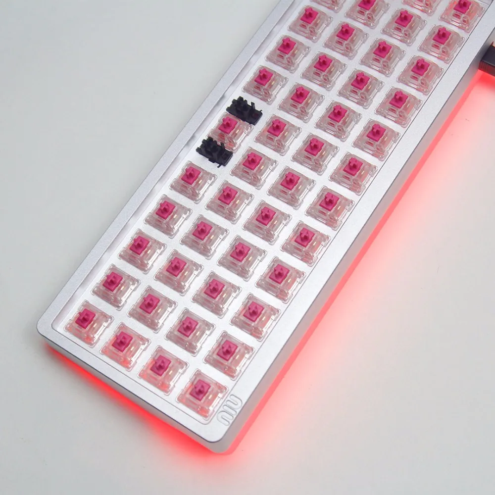 KBDfans NIU мини 40% макет пользовательская механическая клавиатура PCB RGB подземная QMK