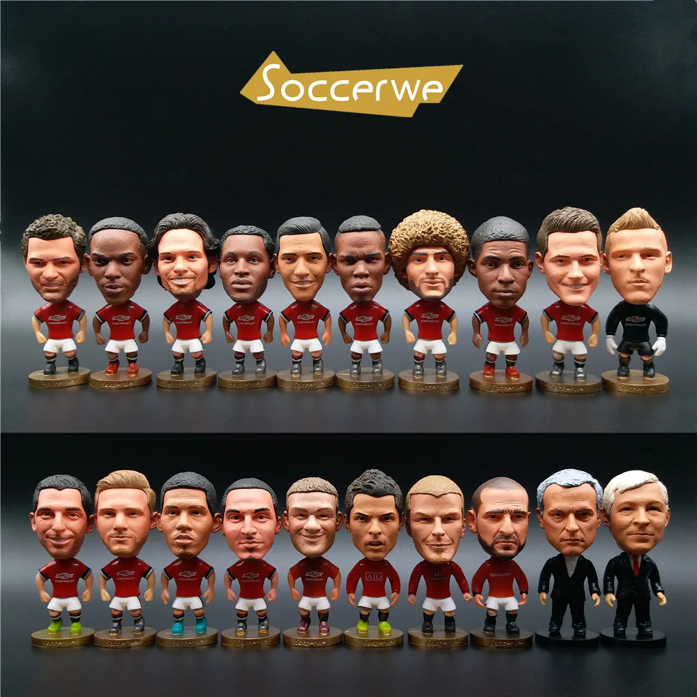 Soccerwe 20 шт./компл. Англия MU Soccer Star плеер Футбол фигурка игрушки детские спортивные
