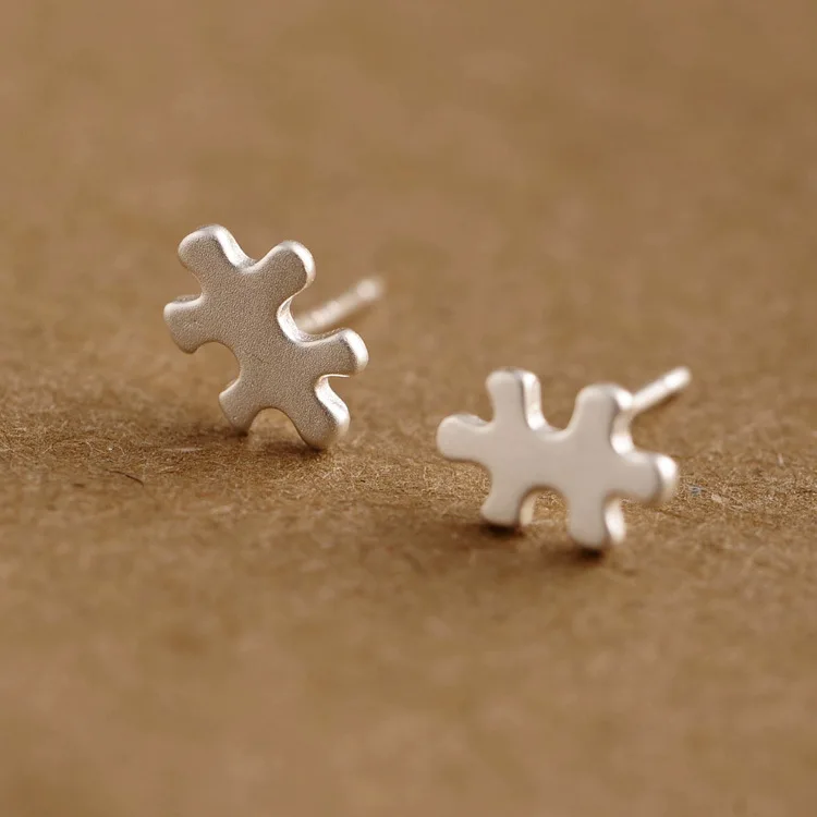 Серьги-подвески геометрической формы из стерлингового серебра 925 пробы |