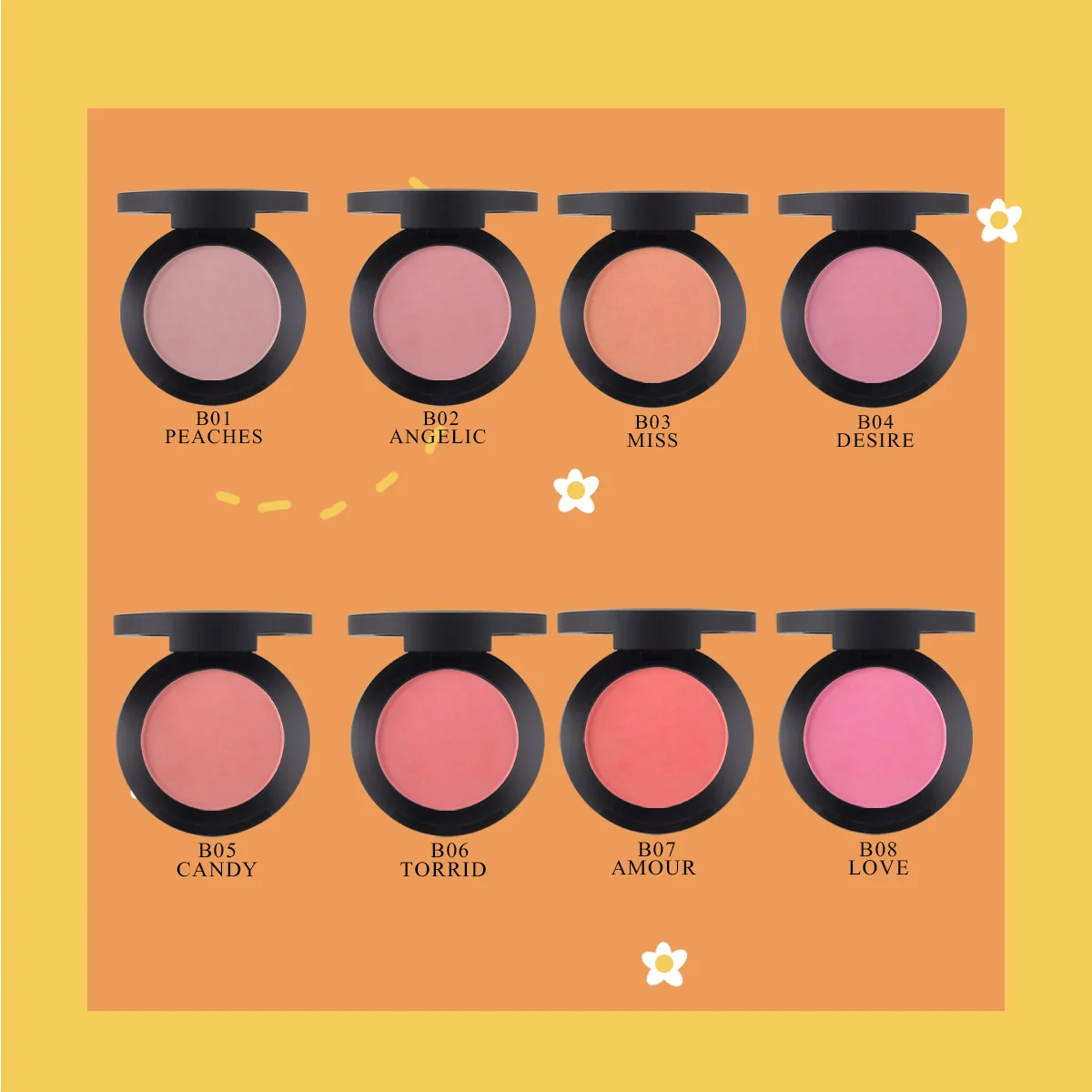 LAMUSELAND Velvet skin soft and natural brightening blush#LA31