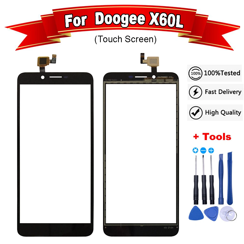 Сенсорный экран 5 дюйма Для Doogee X60L дигитайзер панель датчик для Touch X60 L touch +