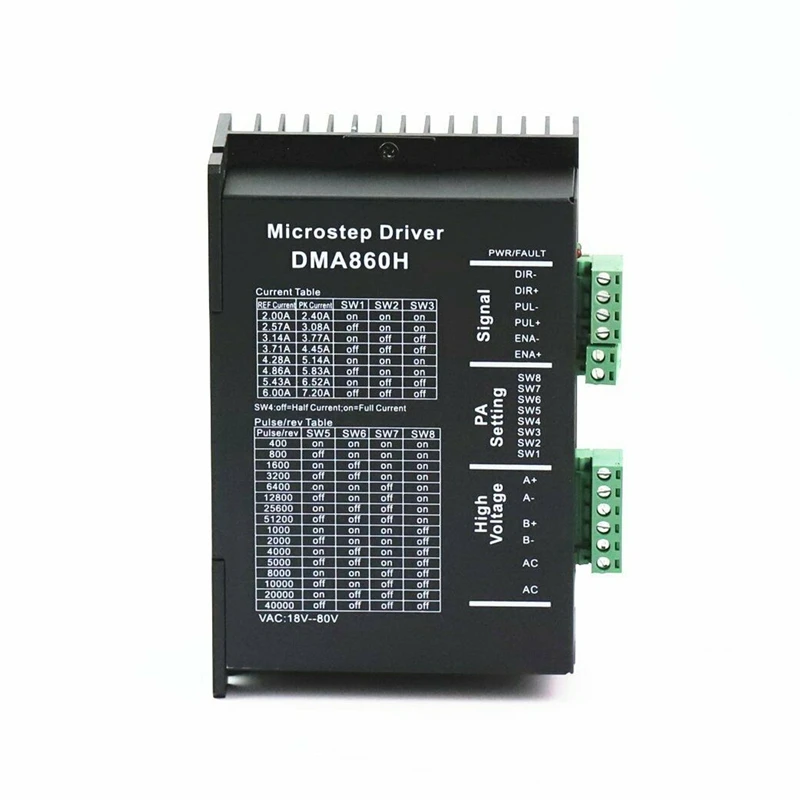 1 шт. Dm860H 2 фазы Nema34 Гибридный Драйвер шагового двигателя Dsp Ac48V 7.2A | Обустройство