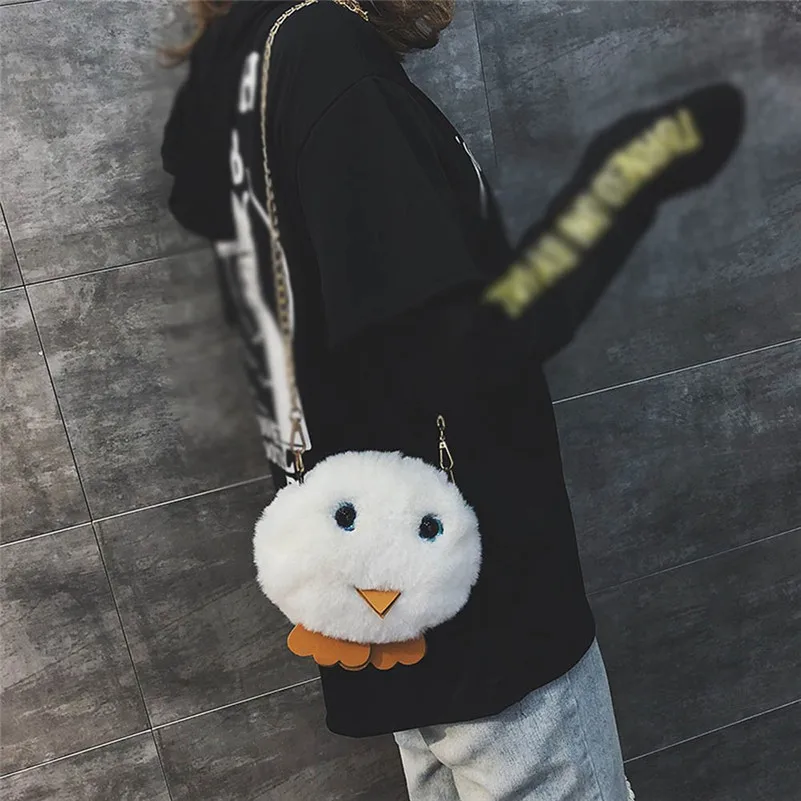 Children Plush backpack Fashion Chicken Cartoon Messenger sac a dos enfant kawaii girls student plush Gift E1 | Игрушки и хобби