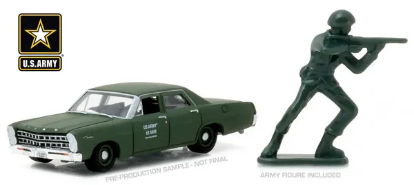 GL 1: 64 армии США 1967 FORD на заказ с пластиковым солдатом сплав модель автомобиля литья под давлением металлические игрушки подарок на день рождения для детей мальчик
