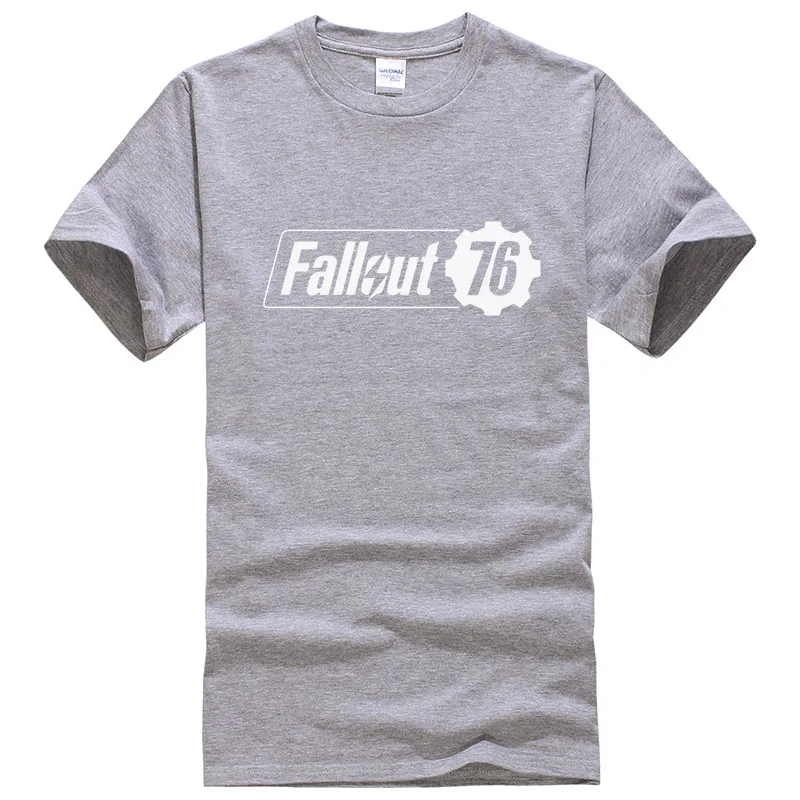 Игра Fallout 76 Футболка мужская повседневная Летняя футболка с короткими рукавами футболки из хлопка футболки высокого качества T267