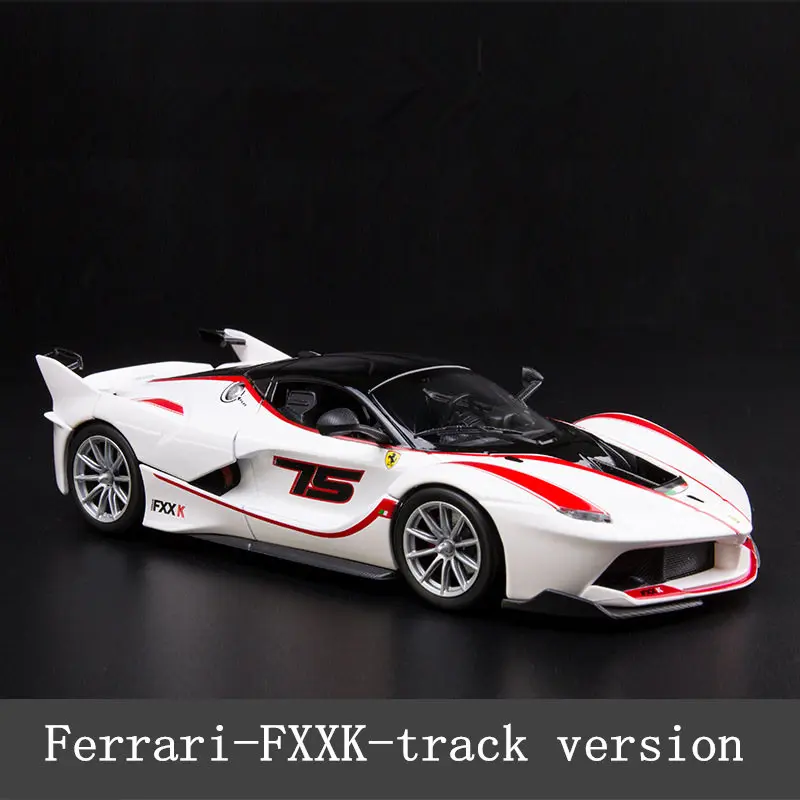 FXXK Bbuargo Ferrari 1:24 имитация сплава супер Игрушечная модель автомобиля 34 стиля для с управлением на рулевом колесе переднее рулевое колесо игрушечный автомобиль - Цвет: FXXK