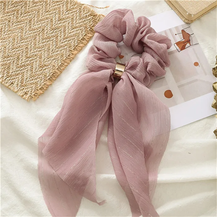 5 dark pink Распродажа, женские резинки, тиара, атласная лента, бант, лента для волос, резинка для волос, резинка для волос, держатель для конского хвоста, эластичная резинка, аксессуары для волос - Цвет: 5 dark pink